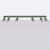 Plafonnier Acier Vert Olive GU10 6 Ring