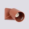 Applique Acier Ocre Rouge GU10 1 Ring
