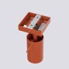 Applique Acier Ocre Rouge GU10 1 Ring