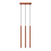 Suspension Acier Ocre Rouge G9 3 Pastelo Line