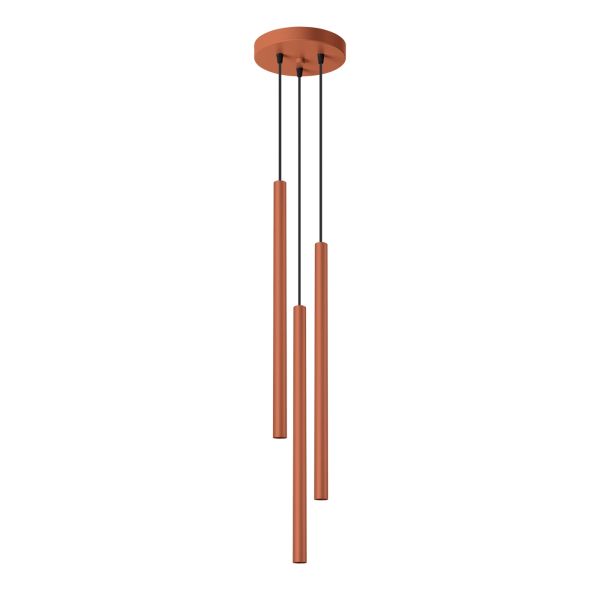 Suspension Acier Ocre Rouge G9 3 Pastelo