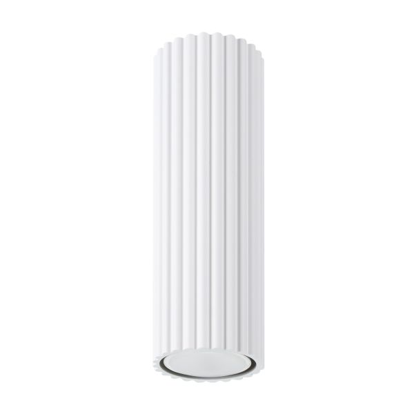 Plafonnier Aluminium Blanc GU10 1 Karbon 20