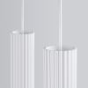 Suspension Aluminium Blanc GU10 2 Karbon
