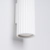 Applique Aluminium Blanc GU10 2 Karbon 30