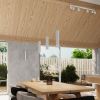 Applique Aluminium Blanc GU10 2 Karbon 30