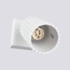 Applique Aluminium Blanc GU10 1 Karbon