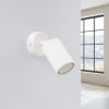 Applique Aluminium Blanc GU10 1 Karbon Switch