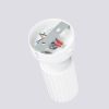 Applique Aluminium Blanc GU10 1 Karbon Switch