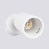 Applique Aluminium Blanc GU10 1 Karbon Switch