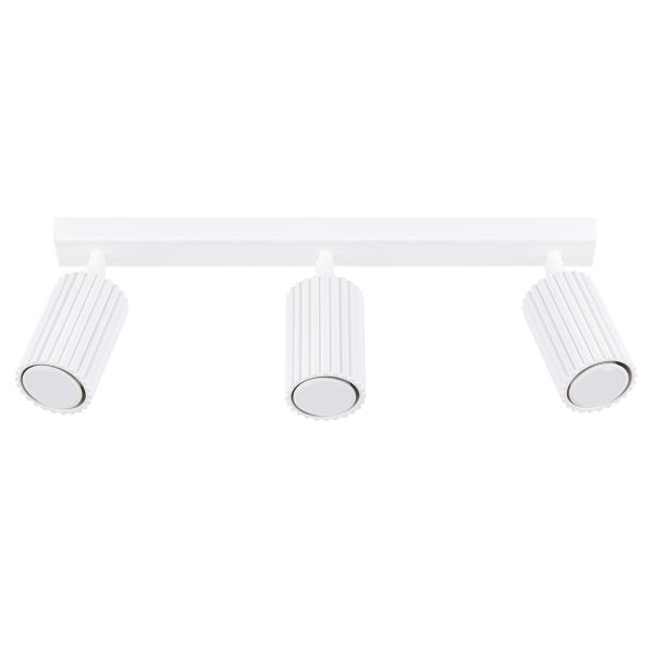 Plafonnier Aluminium Blanc GU10 3 Karbon Line