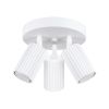 Plafonnier Aluminium Blanc GU10 3 Karbon