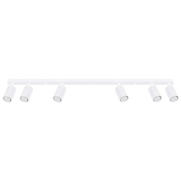 Plafonnier Aluminium Blanc GU10 6 Karbon