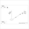 Lampe à poser Aluminium Blanc GU10 1 Karbon