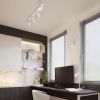 Lampe à poser Aluminium Blanc GU10 1 Karbon