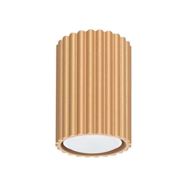 Plafonnier Aluminium Doré GU10 1 Karbon 10