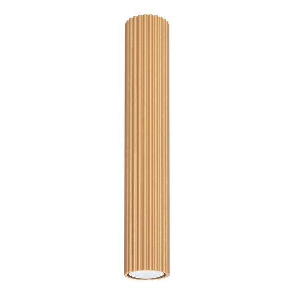 Plafonnier Aluminium Doré GU10 1 Karbon 40