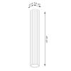 Plafonnier Aluminium Doré GU10 1 Karbon 40