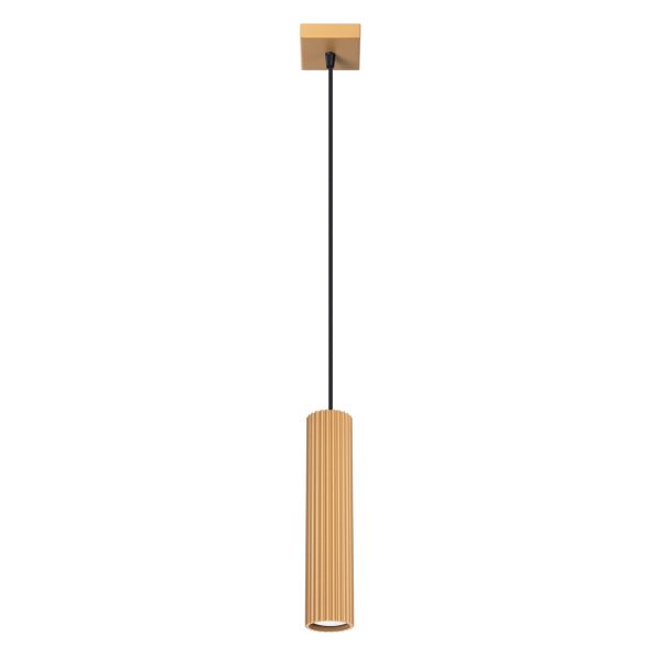 Suspension Aluminium Doré GU10 1 Karbon