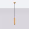 Suspension Aluminium Doré GU10 1 Karbon