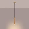 Suspension Aluminium Doré GU10 1 Karbon