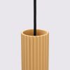 Suspension Aluminium Doré GU10 1 Karbon
