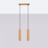Suspension Aluminium Doré GU10 2 Karbon