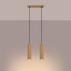 Suspension Aluminium Doré GU10 2 Karbon