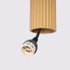 Suspension Aluminium Doré GU10 3 Karbon Line