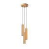 Suspension Aluminium Doré GU10 3 Karbon