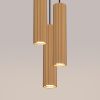 Suspension Aluminium Doré GU10 3 Karbon