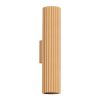 Applique Aluminium Doré GU10 2 Karbon 30