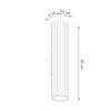 Applique Aluminium Doré GU10 2 Karbon 30