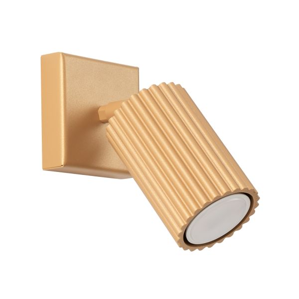 Applique Aluminium Doré GU10 1 Karbon