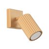 Applique Aluminium Doré GU10 1 Karbon