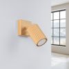 Applique Aluminium Doré GU10 1 Karbon