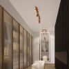 Applique Aluminium Doré GU10 1 Karbon