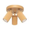 Plafonnier Aluminium Doré GU10 3 Karbon