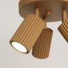 Plafonnier Aluminium Doré GU10 3 Karbon