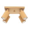 Plafonnier Aluminium Doré GU10 4 Karbon