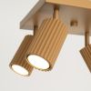 Plafonnier Aluminium Doré GU10 4 Karbon