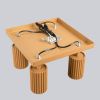 Plafonnier Aluminium Doré GU10 4 Karbon