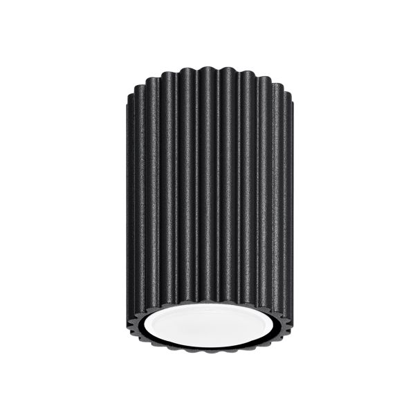 Plafonnier Aluminium Noir GU10 1 Karbon 10