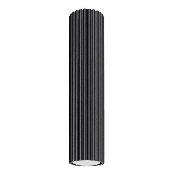 Plafonnier Aluminium Noir GU10 1 Karbon 30