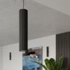 Plafonnier Aluminium Noir GU10 1 Karbon 30