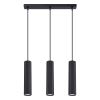 Suspension Aluminium Noir GU10 3 Karbon Line