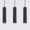 Suspension Aluminium Noir GU10 3 Karbon Line