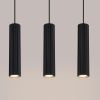 Suspension Aluminium Noir GU10 3 Karbon Line