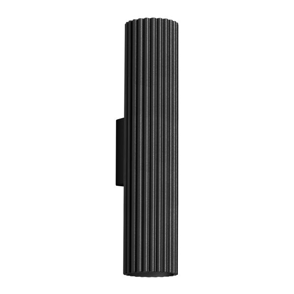 Applique Aluminium Noir GU10 2 Karbon 30
