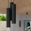 Applique Aluminium Noir GU10 2 Karbon 30