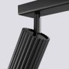Plafonnier Aluminium Noir GU10 4 Karbon Line